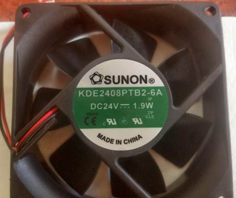 Original Sunon KDE2408PTB2-6A Cooling Fan 24V 0.08A 1.9W 2wires KDE2408PTB2-6A Fans