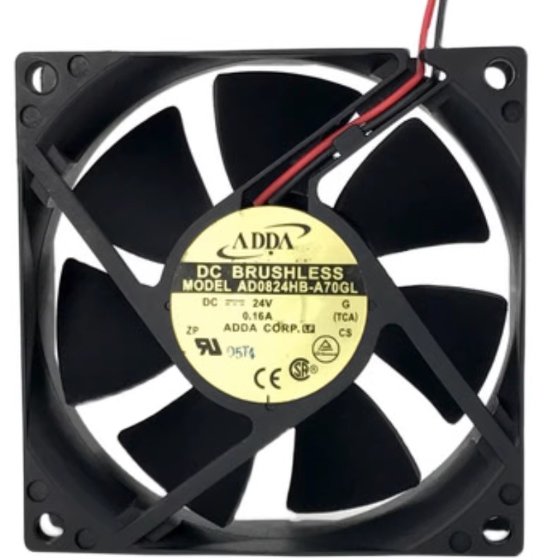 Original ADDA AD0824HB-A70GL Cooling Fan 24V 0.16A 3.84W 2wires AD0824HB-A70GL Fans