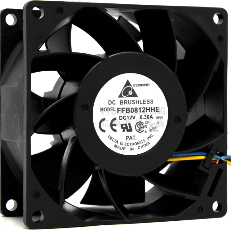 Original DELTA FFB0812HHE-R00 Cooling Fan 12V 0.30A 3wires FFB0812HHE-R00 Fans